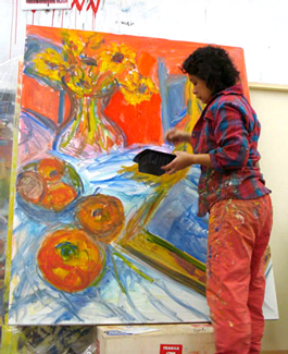 Linda Manguiat-Herzog Painting Linda Manguiat-Herzog Painting