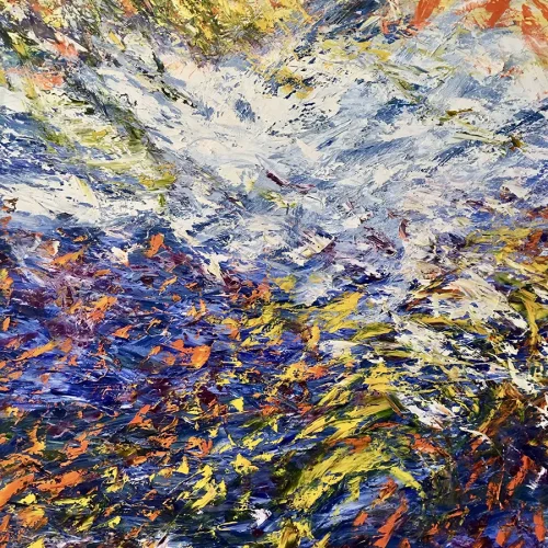 Awash in Color, oil on canvas, 4 ft. x 5 ft.