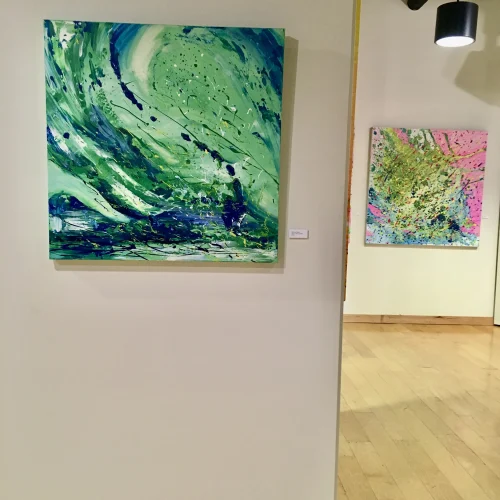 Blue in Green, Pink Surprise, ACGK Gallery, Kalamazoo
