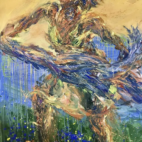 Dancer, Alyssa, oil on canvas, 3 ft. x 4 ft.