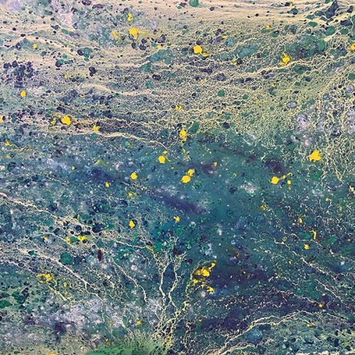 Effervescence, acrylic on canvas, 4 ft. x 5 ft.