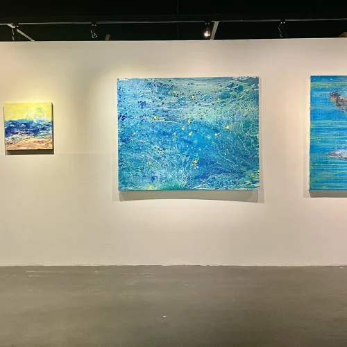 Effervescence, Sami with Dolphin, Pacific and Main, Ventura, CA