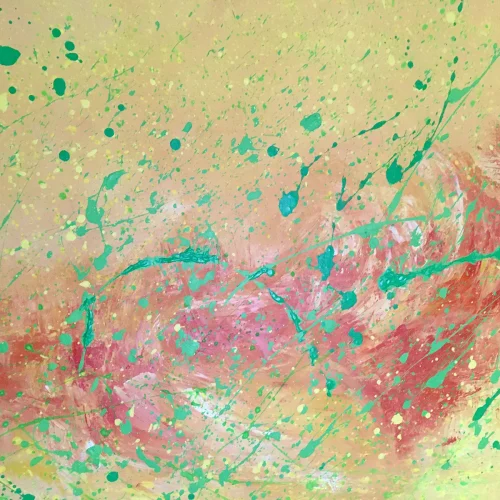 Mistral 1 (left panel), oil on canvas, 4 ft. x 4 ft.