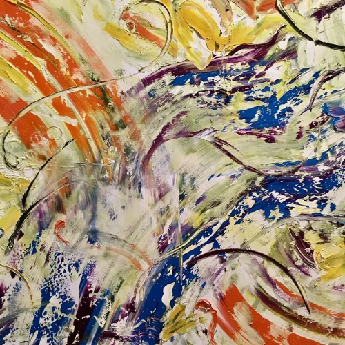 Splash, oil on canvas, 4 ft. x 5 ft.