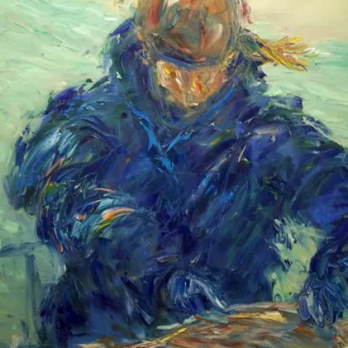 The Fisherman's Daughter, oil on canvas, 3 ft. x 4 ft.