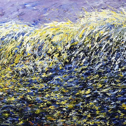 The Wave, oil on canvas, 3 ft. x 4 ft.