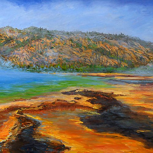 Yellowstone, 30" x 40", oil